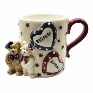 Boyd’s Bears 3D Teddy Bear Bestest Friends Mug